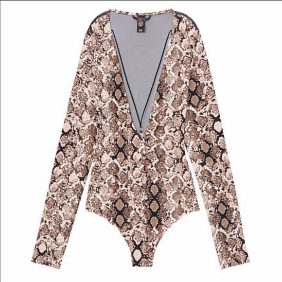 Victoria’s Secret Snake Plunge Teddy Bodysuit XS - Picture 3 of 5